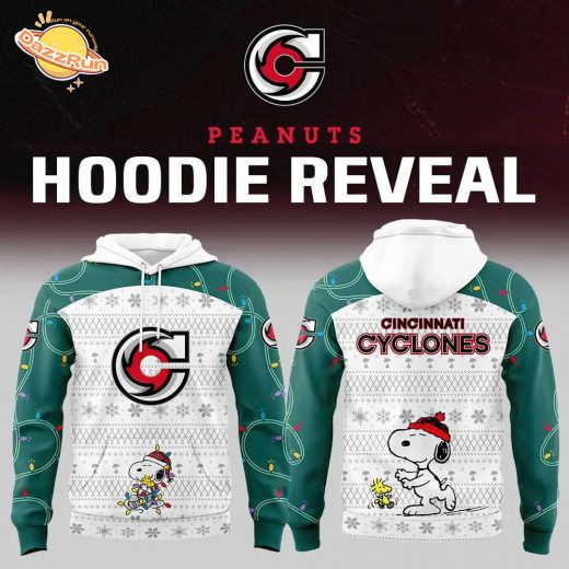 Cincinnati Cyclones Peanuts Snoopy Night Nike Hoodie