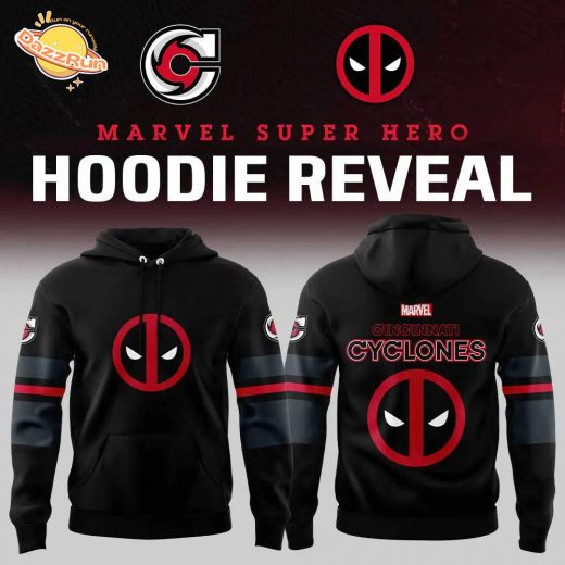 Cincinnati Cyclones x Marvel Deadpool Hoodie