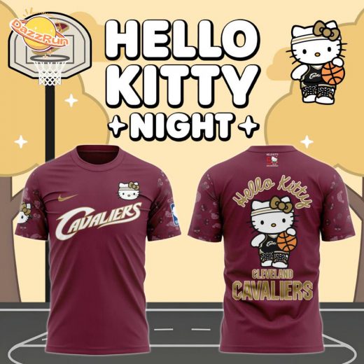 Cleveland Cavaliers x Hello Kitty 2024 Night Premium Limited Edition Tee