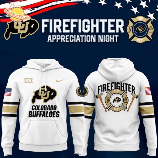 Colorado Buffaloes Football x 2024 Firefighter Appreciation Night Premium Limited Pullover Hoodie