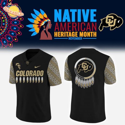 Colorado Buffaloes NCAA 2024 Native American Heritage Month Limited Edition Football Jersey