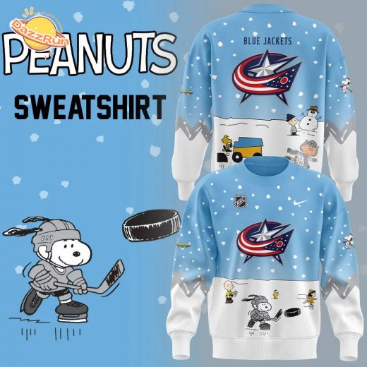 Columbus Blue Jackets Peanuts & Snoopy Night Nike Sweatshirt – 2024