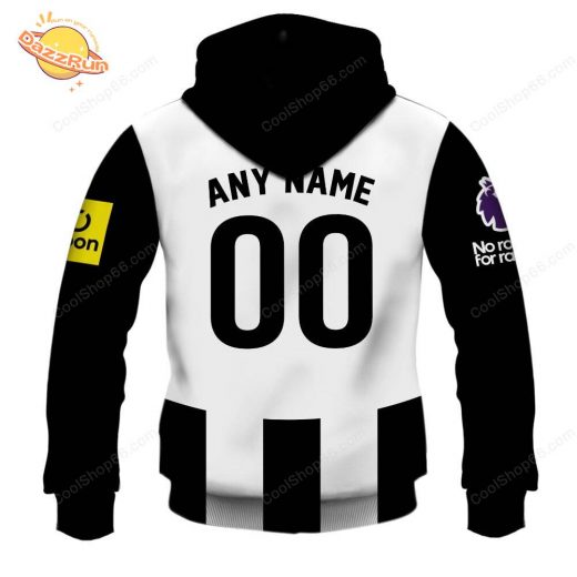 Custom Newcastle United FC Home Jersey Hoodie 2