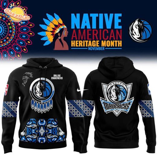 Dallas Mavericks 2024 Native American Heritage Month Premium Hoodie