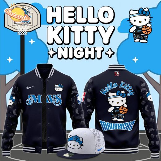 Dallas Mavericks x Hello Kitty Night 2024 Premium Limited Edition Bomber Jacket