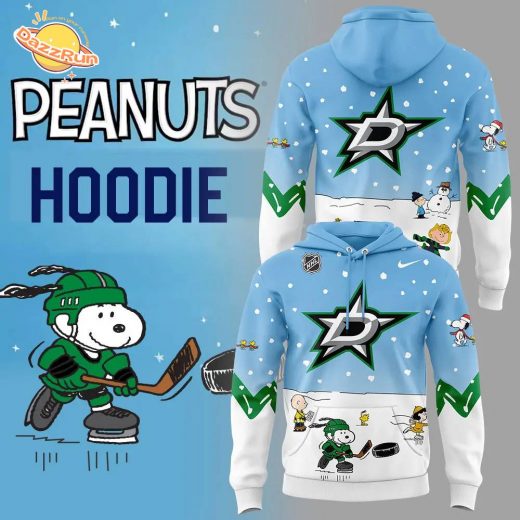 Dallas Stars Peanuts & Snoopy Night Nike Hoodie – 2024 Edition