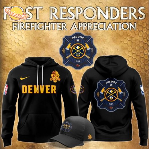 Denver Nuggets 2024 Firefighter Appreciation Night Limited Edition Hoodie