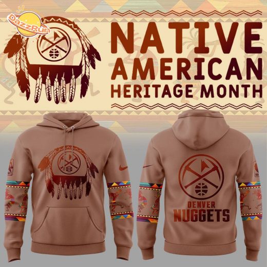 Denver Nuggets Native American Heritage Nike Hoodie