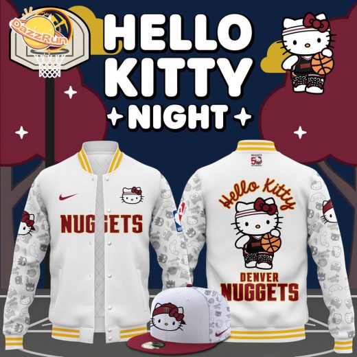 Denver Nuggets x Hello Kitty Night 2024 Premium Limited Edition Bomber Jacket