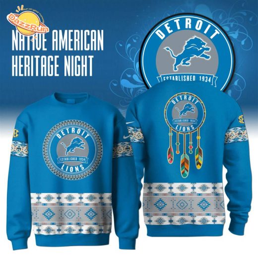 Detroit Lions 2024 Military Appreciation Club Sweatshirt – Limited Edition