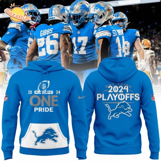 Detroit Lions 2024 Playoff Hoodie (Special Edition)