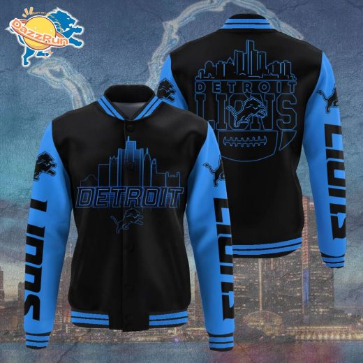 Detroit Lions Varsity Jacket – 2024 NFL Edition