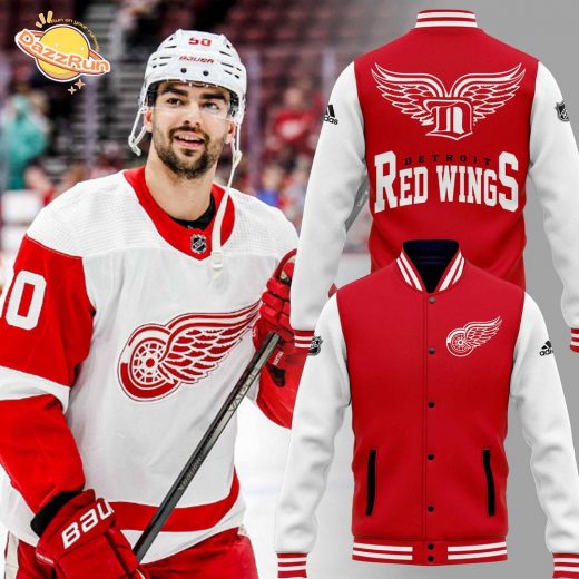 Detroit Red Wings NHL Team Bomber Jacket 2024