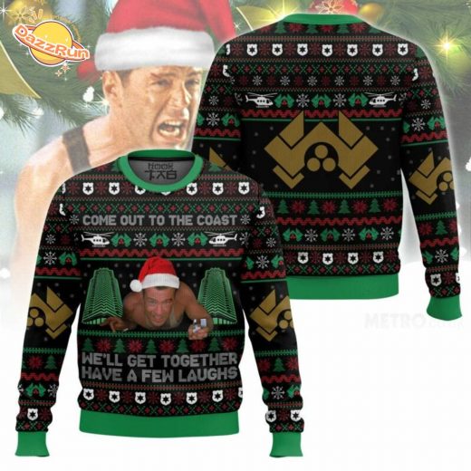 Die Hard Ugly Sweater Christmas Party – Come Out To The Coast Version