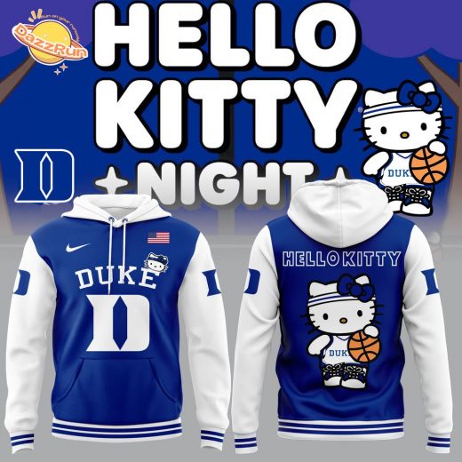 Duke Basketball 2024 Hello Kitty Special Edition Hoodie