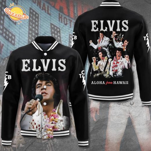 Elvis Presley Varsity Jacket – Classic Rock Collection