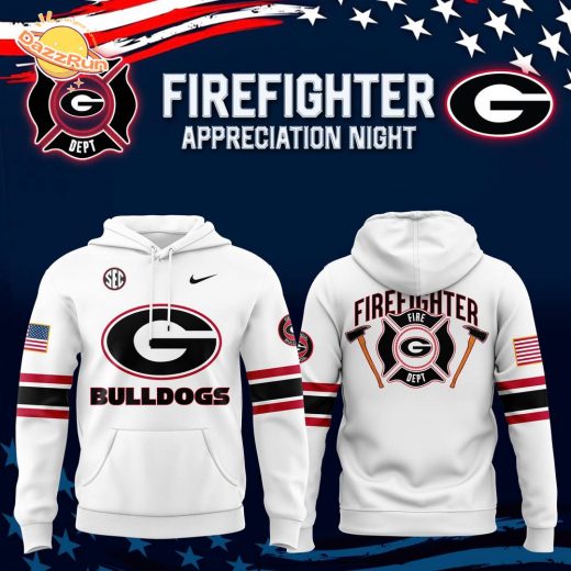 Georgia Bulldogs 2024 Firefighter Appreciation Night Hoodie