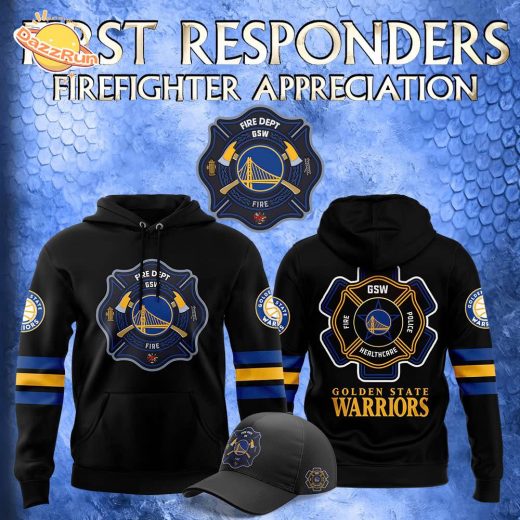 Golden State Warriors 2024 Firefighter Appreciation Night Premium Hoodie