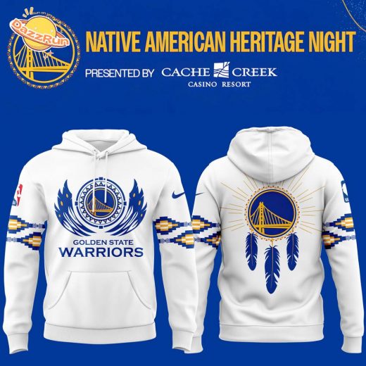 Golden State Warriors 2025 Native American Heritage Night Premium Pullover Hoodie