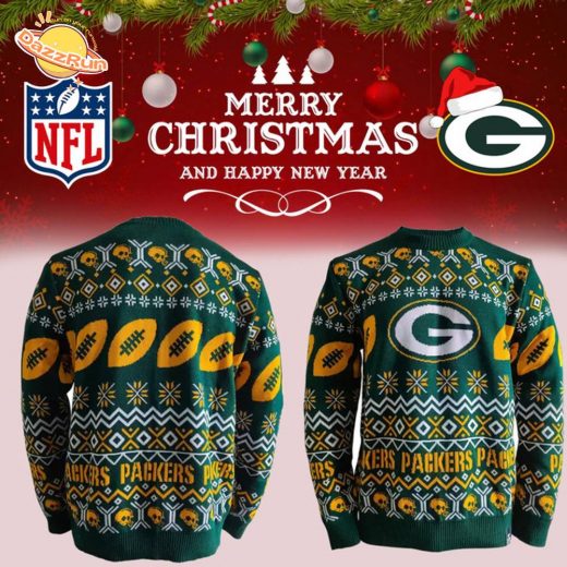 Green Bay Packers Merry Christmas Sweater – Limited Edition Holiday Gear