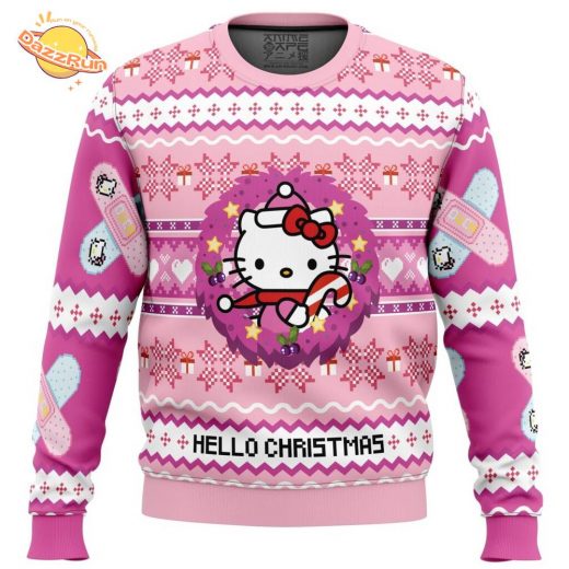 Hello Kitty Christmas Ugly Sweater Holiday Cheer Edition