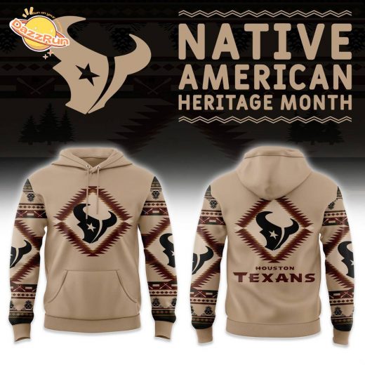 Houston Texans Native American Heritage Hoodie 2024 Special Edition