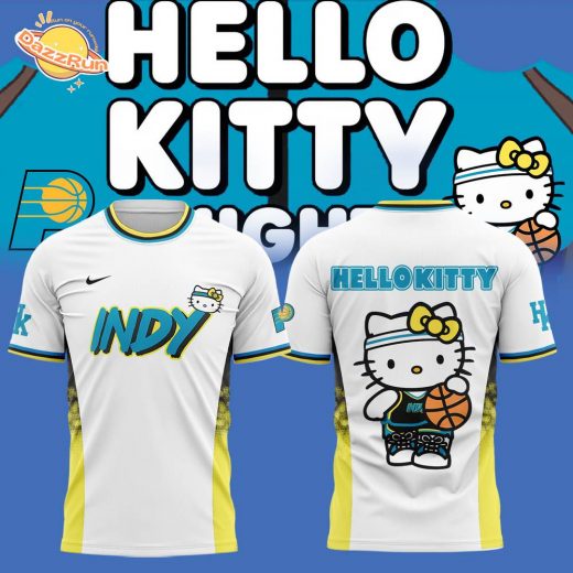 Indiana Pacers x Hello Kitty 2024 Special Edition T-Shirt