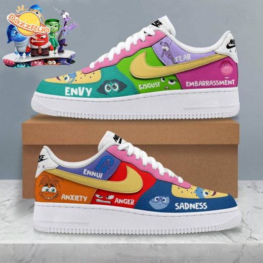 Inside Out 2 Air Force 1 Sneakers – Limited Edition