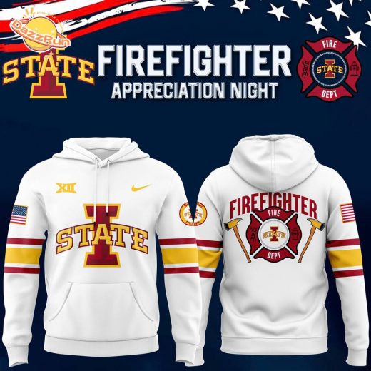 Iowa State Cyclones Football x 2024 Firefighter Appreciation Night Premium Limited Pullover Hoodie