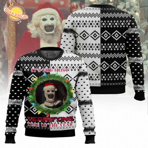 It’s the Most Terrifying Time of the Year Ugly Christmas Sweater