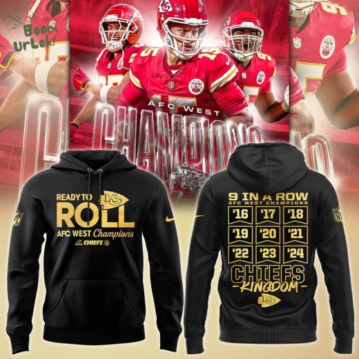 Kansas City Chiefs 2024 AFC West Division Champions Hoodie – Collector’s Edition