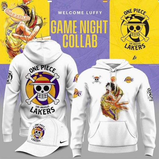 La’Lakers x one piece luffy hoodie new 2025