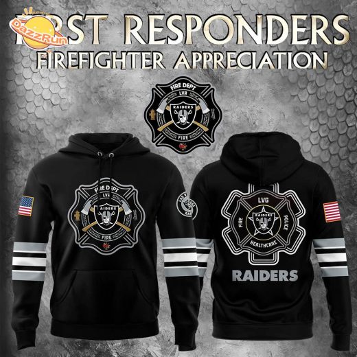 Las Vegas Raiders 2024 Firefighter Appreciation Night Limited Edition Hoodie