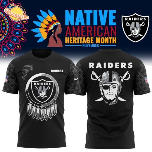 Las Vegas Raiders NFL 2024 Native American Heritage Month Premium Limited T-shirt