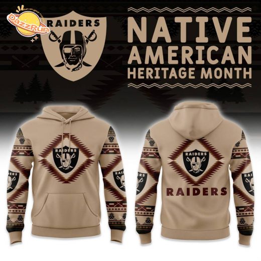 Las Vegas Raiders Native American Heritage Hoodie 2024 Edition