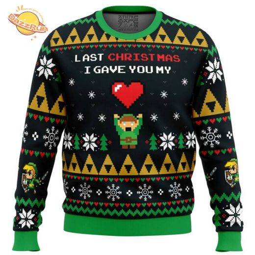 Legend of Zelda Link To My Heart Christmas Sweater