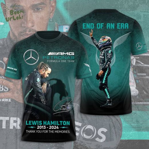 Lewis Hamilton x Mercedes-AMG Petronas F1 3D Apparel T-Shirt – Limited Edition