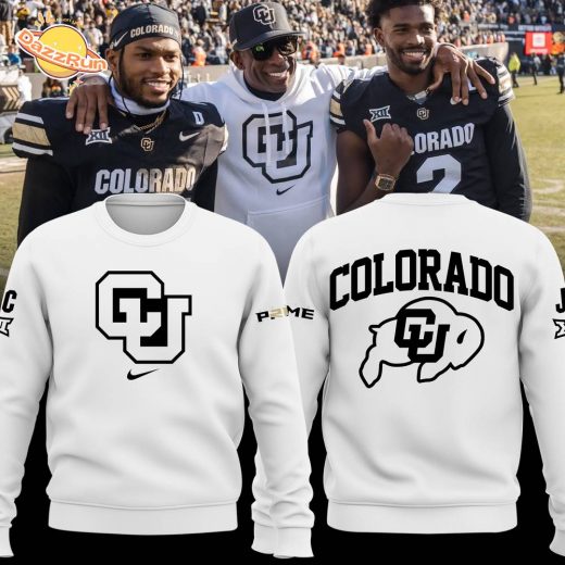 Limited Edition Colorado Football White Sweatshirt 2024