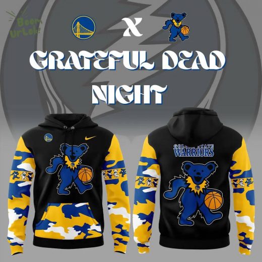 Limited Edition Golden State Warriors Nike Hoodie – Grateful Dead Design