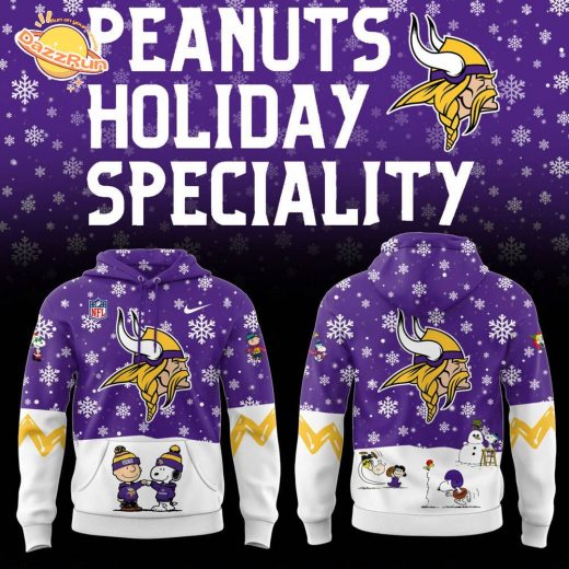 Limited Edition Minnesota Vikings Peanuts Holiday Speciality Hoodie 2024 – NFL Christmas Collection  Dazz