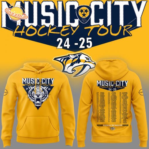 Limited Edition Nashville Predators Pride Parade Hoodie – 2024 NHL