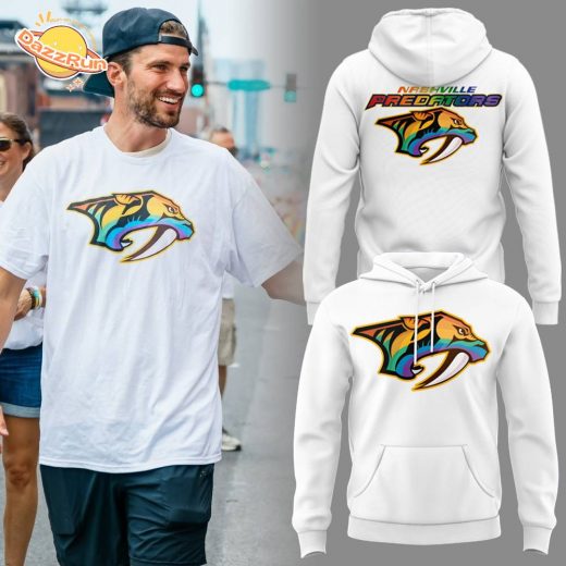 Limited Edition Nashville Predators Pride Parade Hoodie – 2024 NHL Special Edition