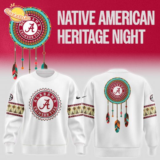 Limited Edition Native American Heritage Night Alabama Crimson Tide Football Sweatshirt – Collector’s Edition