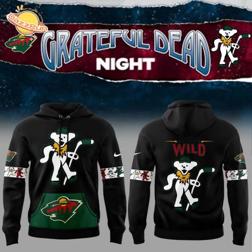 Limited Edition Nike Minnesota Wild Grateful Dead Night Hoodie