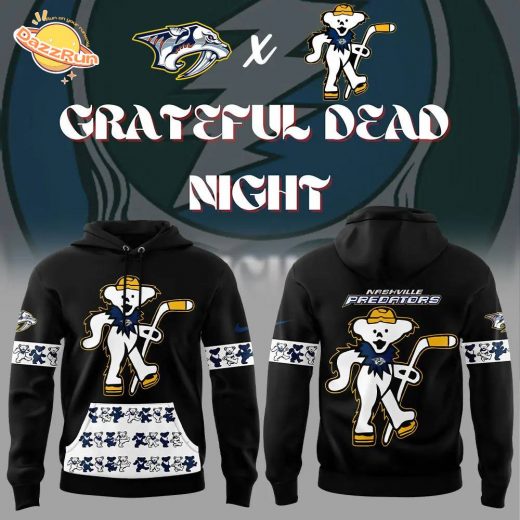 Limited Edition Nike Nashville Predators Grateful Dead Night Hoodie