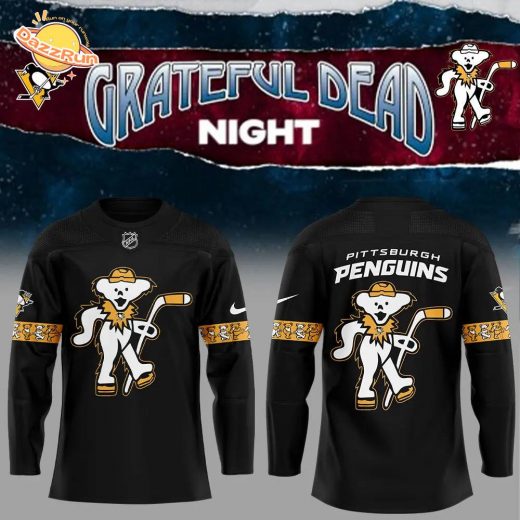 Limited Edition Nike Pittsburgh Penguins Grateful Dead Night Jersey