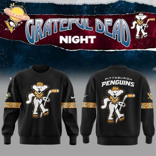 Limited Edition Nike Pittsburgh Penguins Grateful Dead Night Sweatshirt