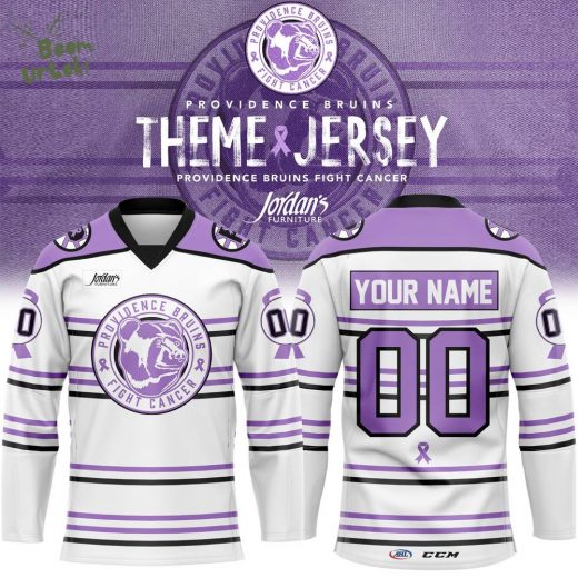 Limited Edition Providence Bruins Fight Cancer Jersey 2024 – Custom Name & Number