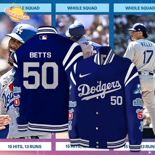 Los Angeles Dodgers Baseball Jacket (Official MLB Jacket)