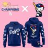 Los Angeles Dodgers Hello Kitty Limited Edition Hoodie 2024 – White Version